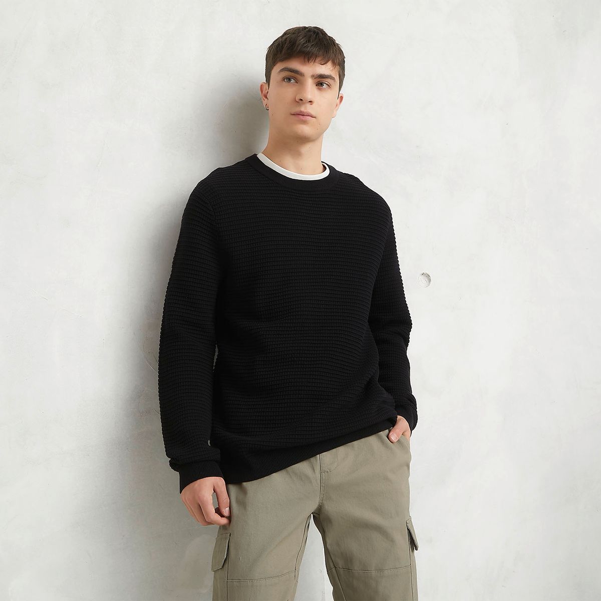 BEARCLIFF - Sweater Hombre Loose Fit Bearcliff