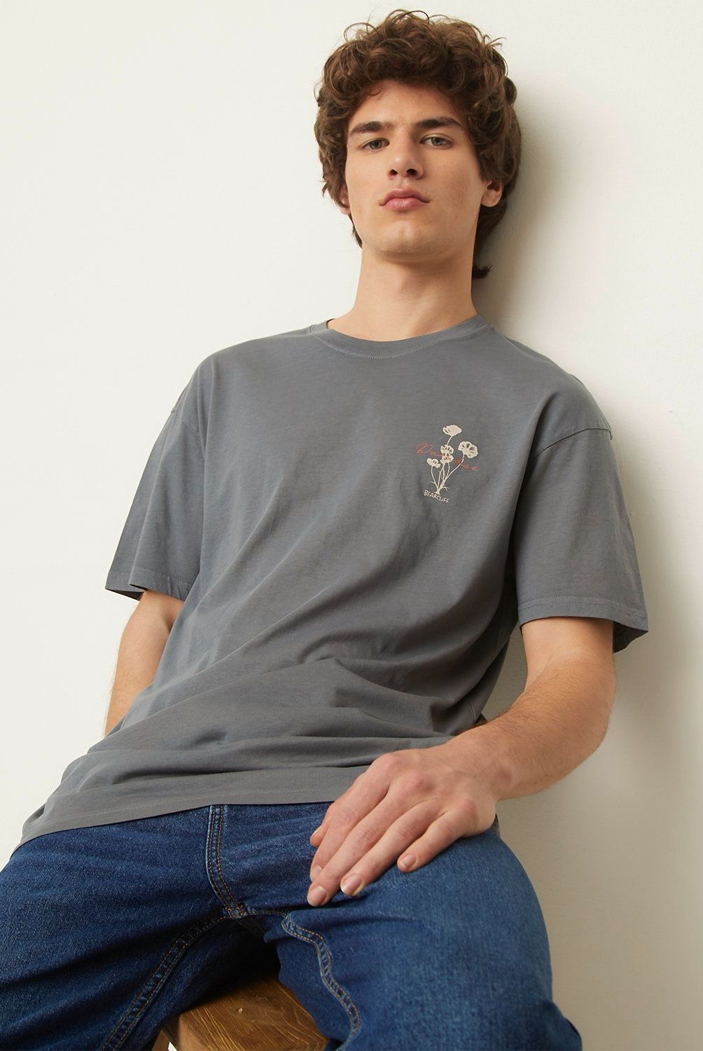 BEARCLIFF - Polera Manga Corta Algodón Regular Fit Hombre Bearcliff