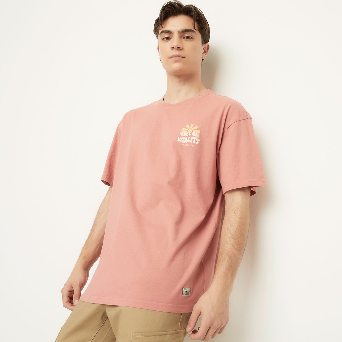 BEARCLIFF - Polera Manga Corta Algodón Regular Fit Hombre Bearcliff