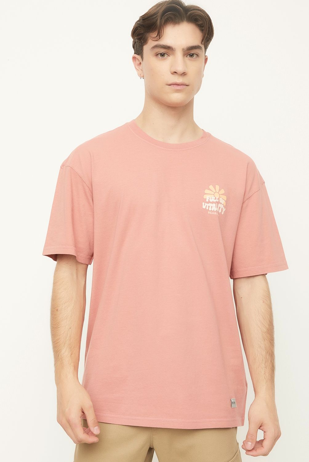 BEARCLIFF - Polera Manga Corta Algodón Regular Fit Hombre Bearcliff