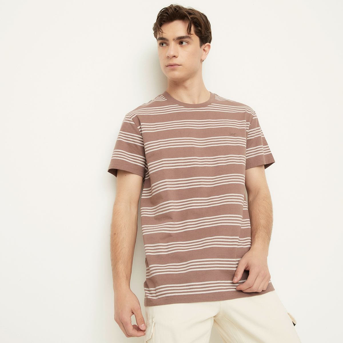 BEARCLIFF - Polera Manga Corta Regular Fit Hombre Bearcliff