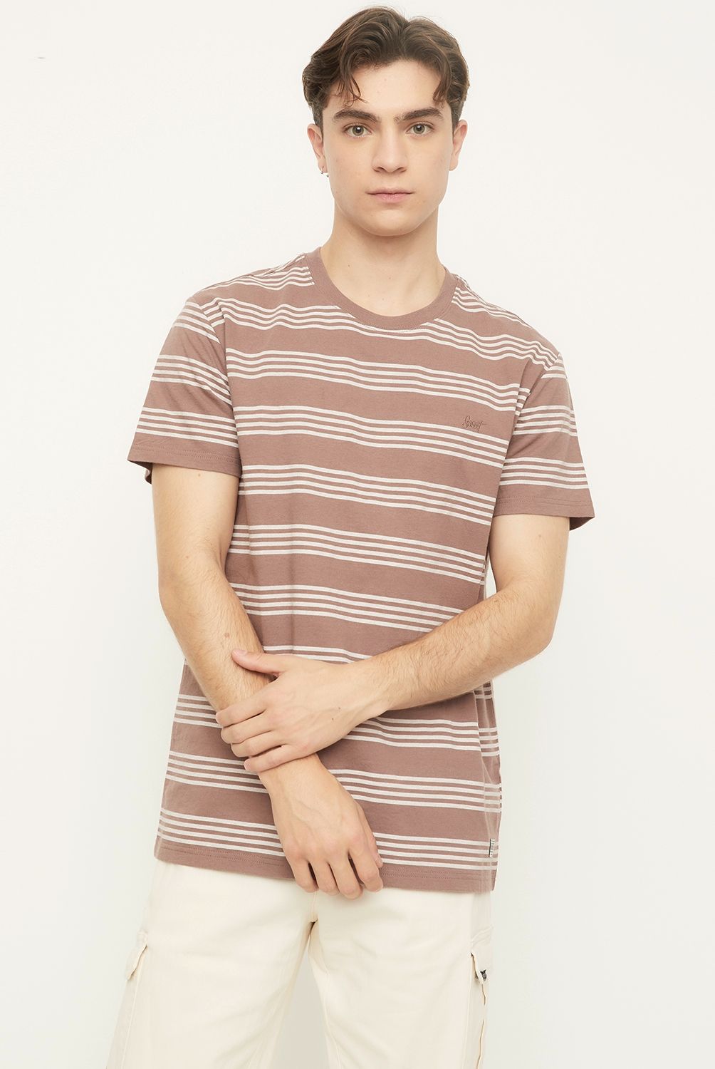 BEARCLIFF - Polera Manga Corta Regular Fit Hombre Bearcliff