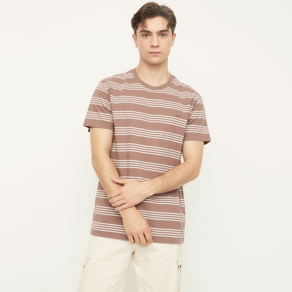 BEARCLIFF - Polera Manga Corta Regular Fit Hombre Bearcliff