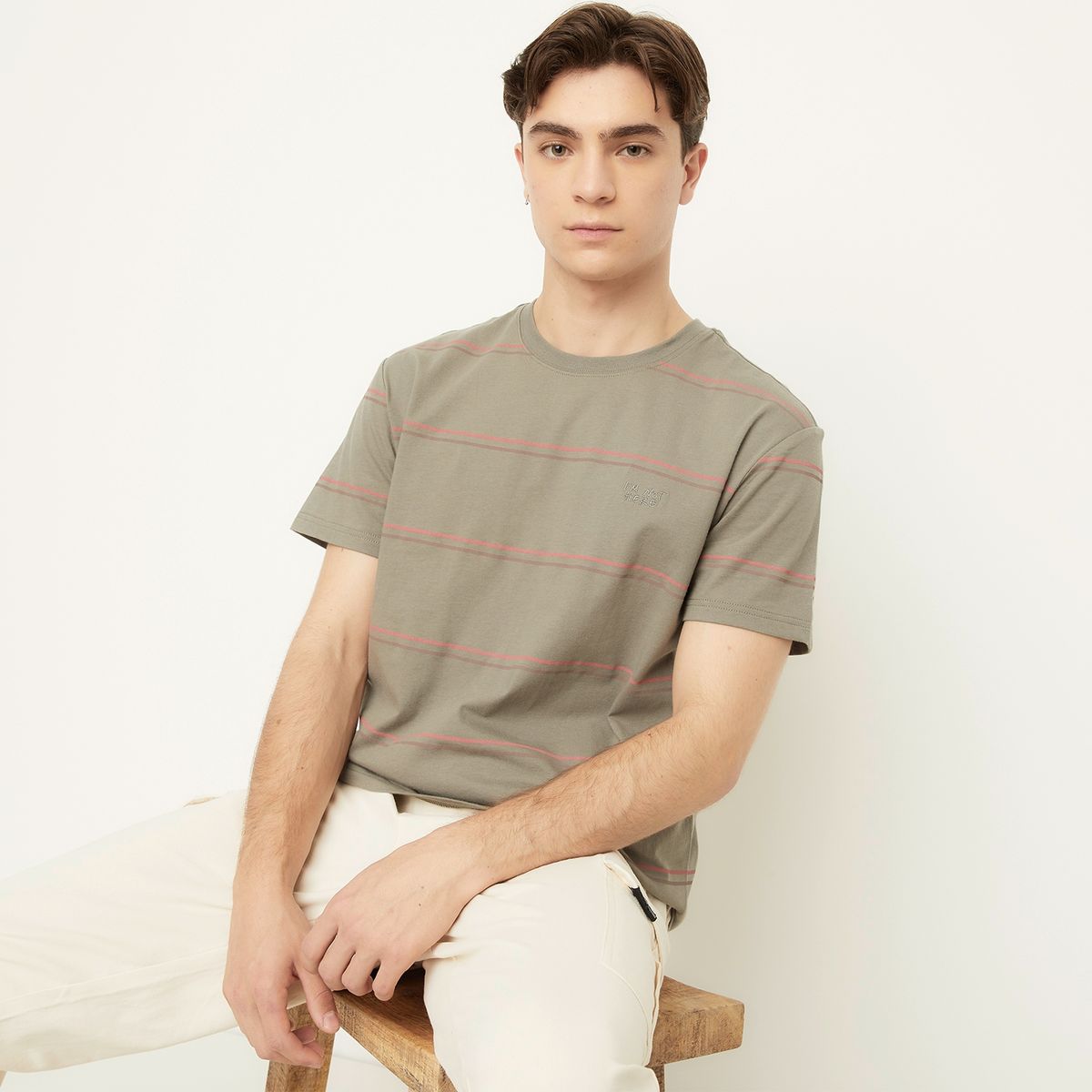 BEARCLIFF - Polera Manga Corta Regular Fit Hombre Bearcliff