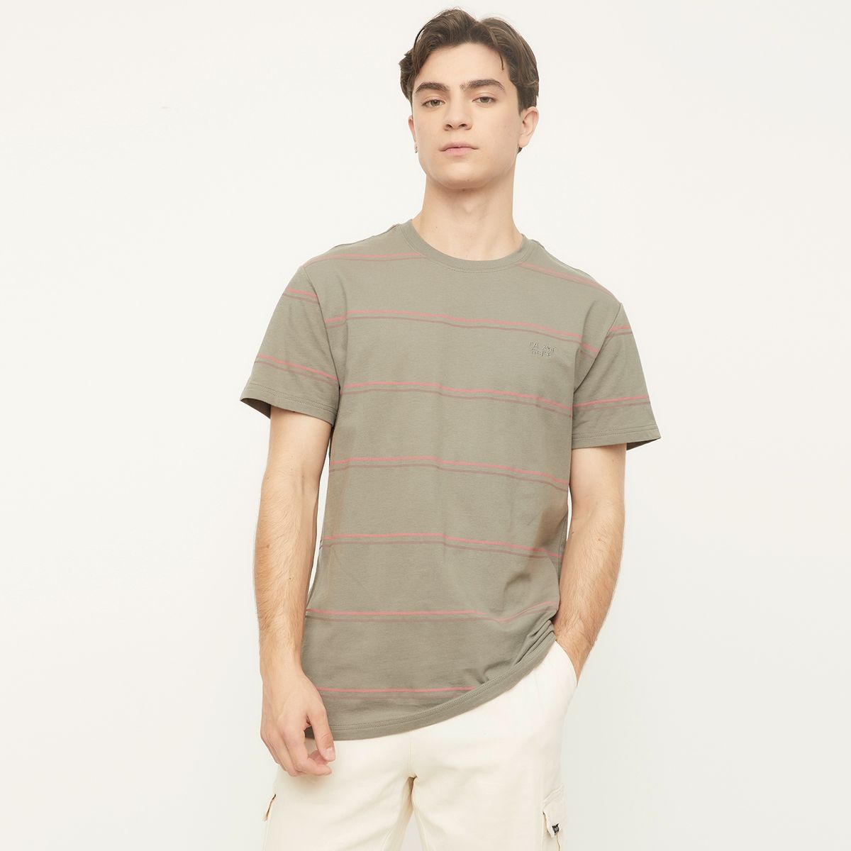 BEARCLIFF - Polera Manga Corta Regular Fit Hombre Bearcliff