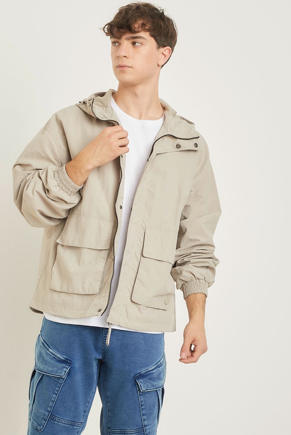 BEARCLIFF - Cortaviento Casual Hombre Bearcliff