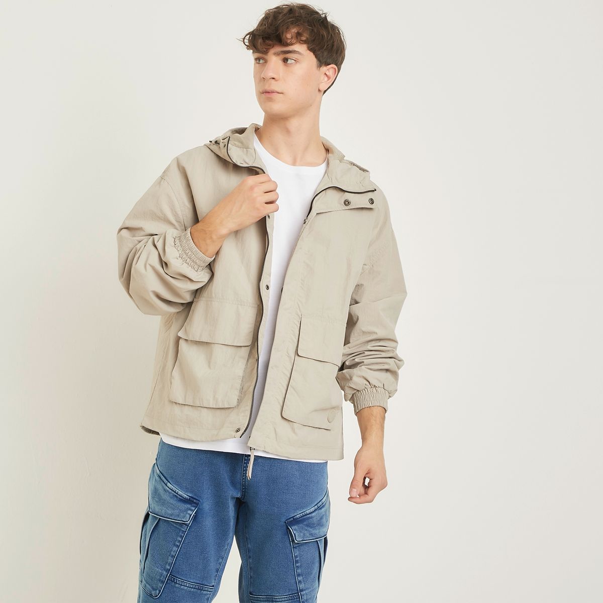 BEARCLIFF - Cortaviento Casual Hombre Bearcliff