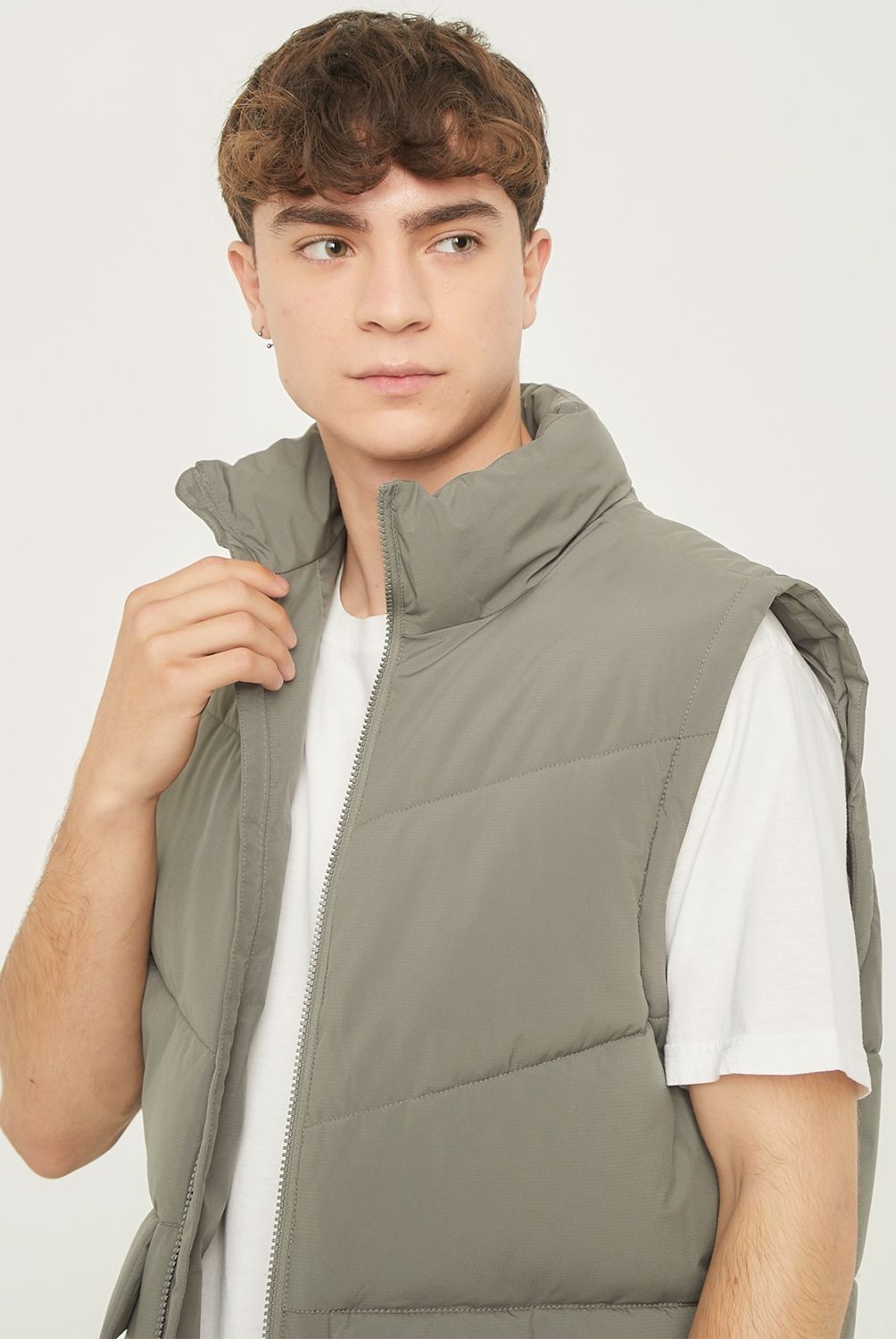 BEARCLIFF - Parka Sin Mangas Casual Hombre Bearcliff