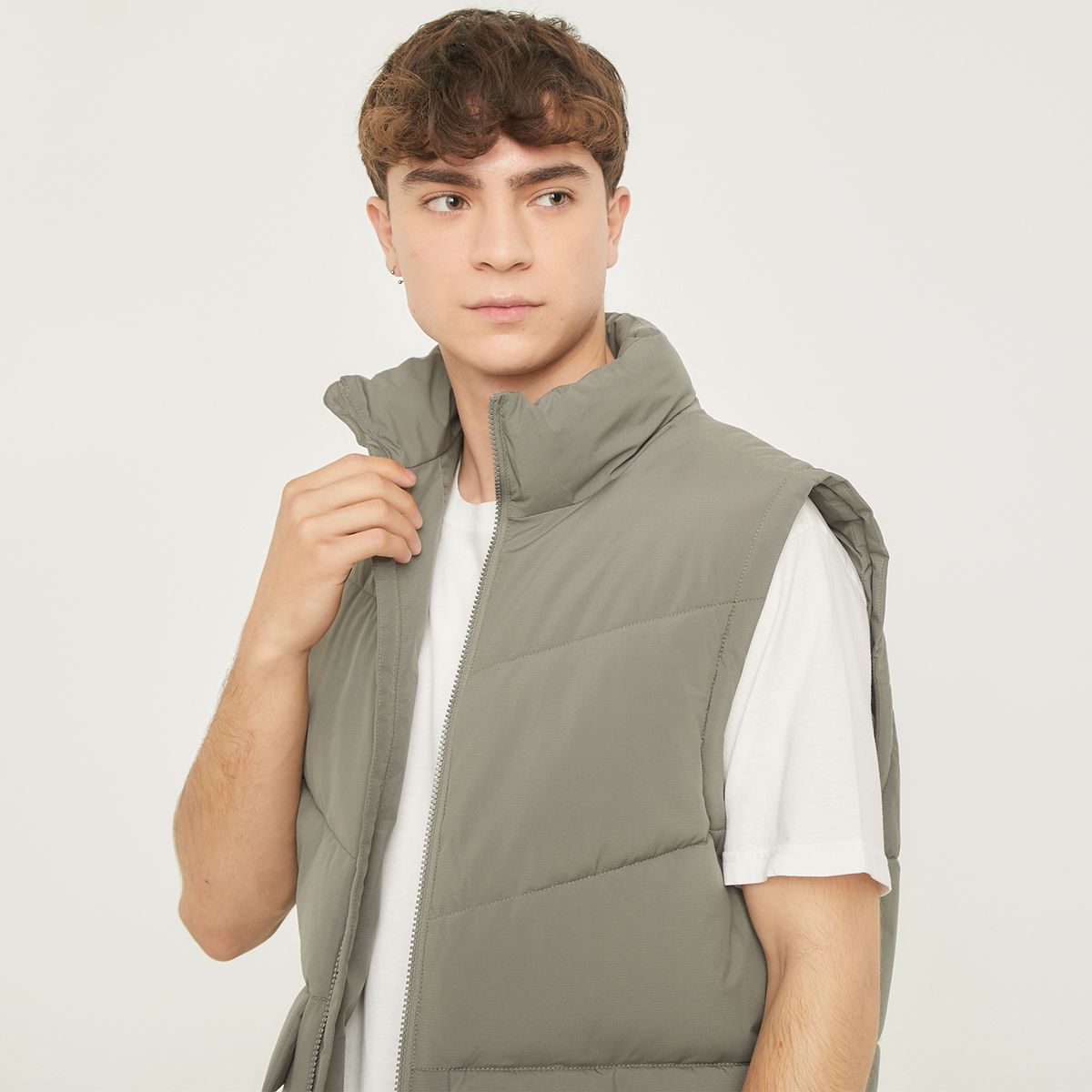 BEARCLIFF - Parka Sin Mangas Casual Hombre Bearcliff