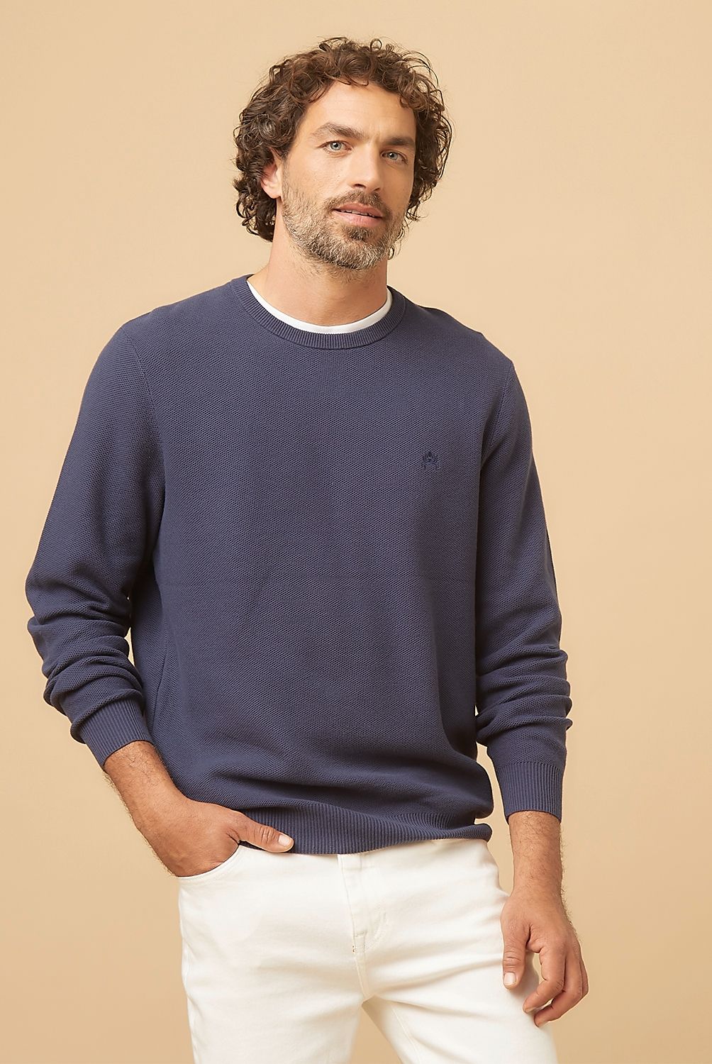 CASCAIS - Sweater Manga Larga Casual Loose Fit Hombre Cascais