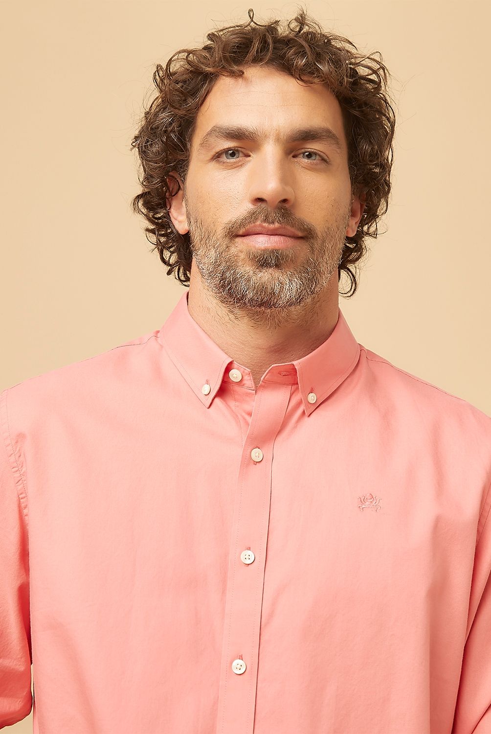 CASCAIS - Camisa Manga Larga Algodón Slim Fit Hombre Cascais