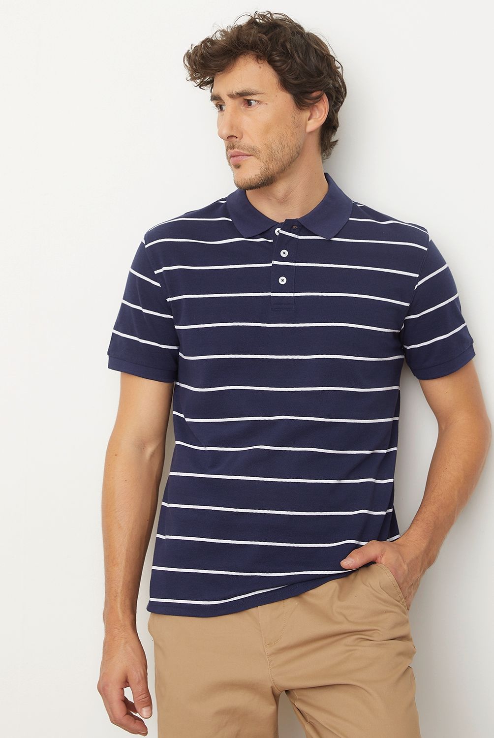 NEWPORT - Polera Polo Manga Corta Hombre Newport