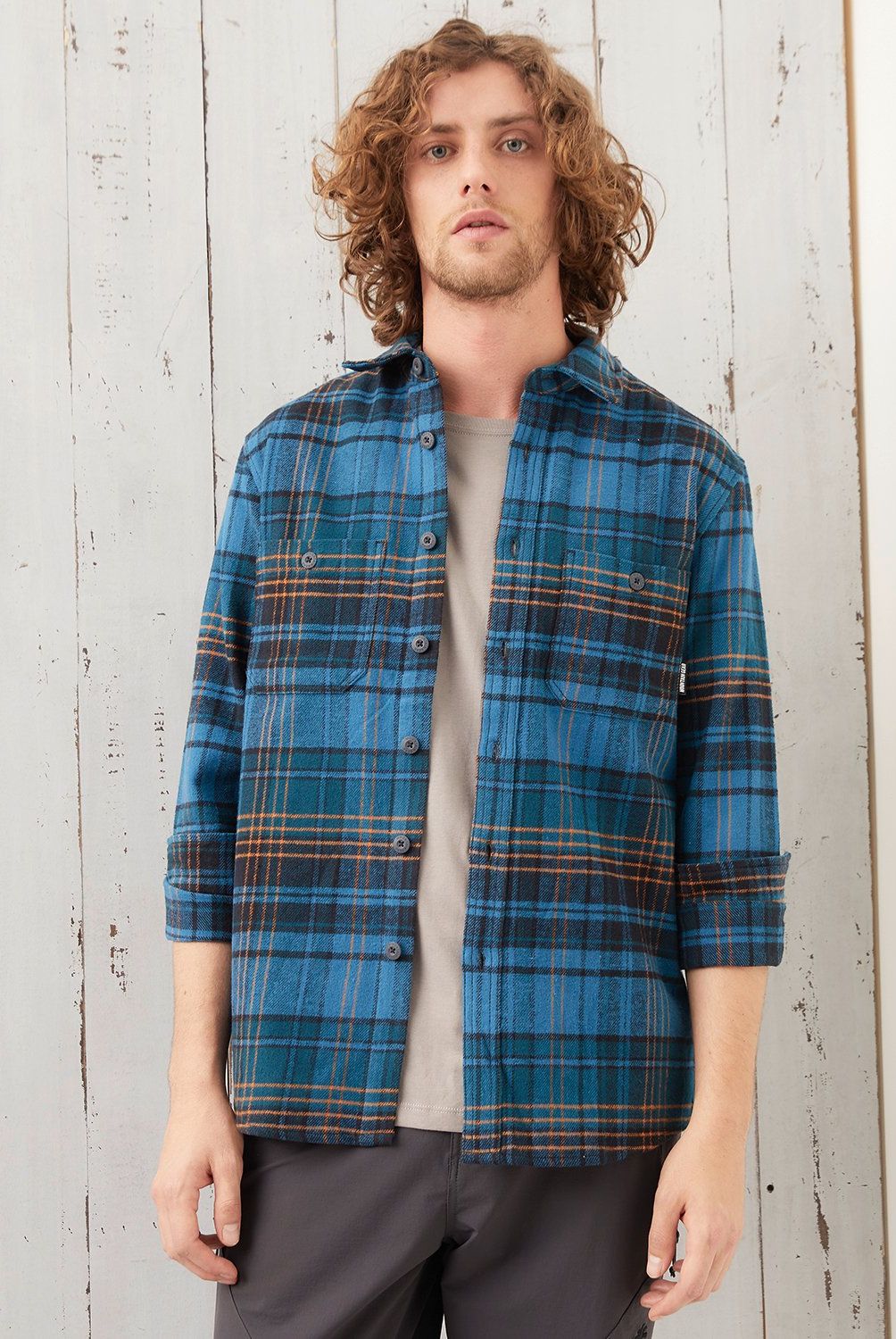 MOUNTAIN GEAR - Sobre Camisa Manga Larga Deportiva Hombre Mountain Gear