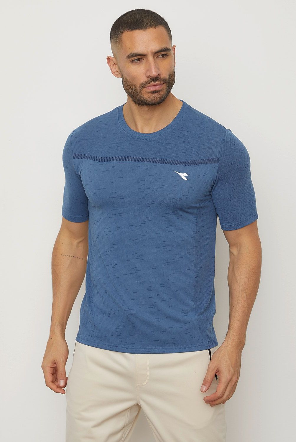 DIADORA - Polera Deportiva Manga Corta Hombre Diadora