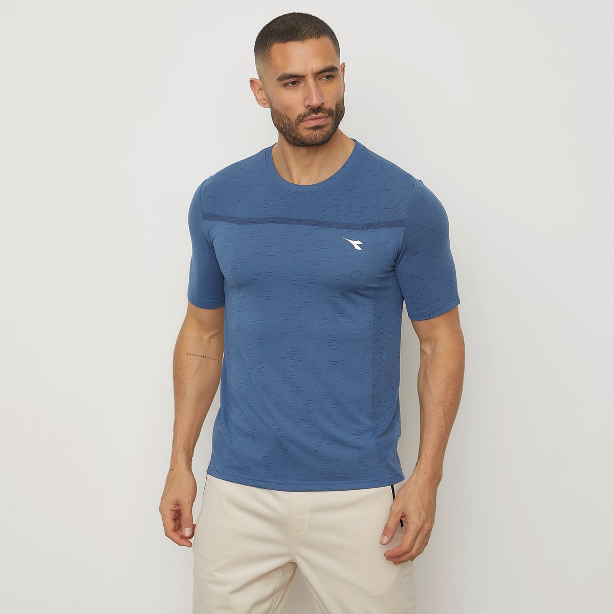 DIADORA - Polera Deportiva Manga Corta Hombre Diadora