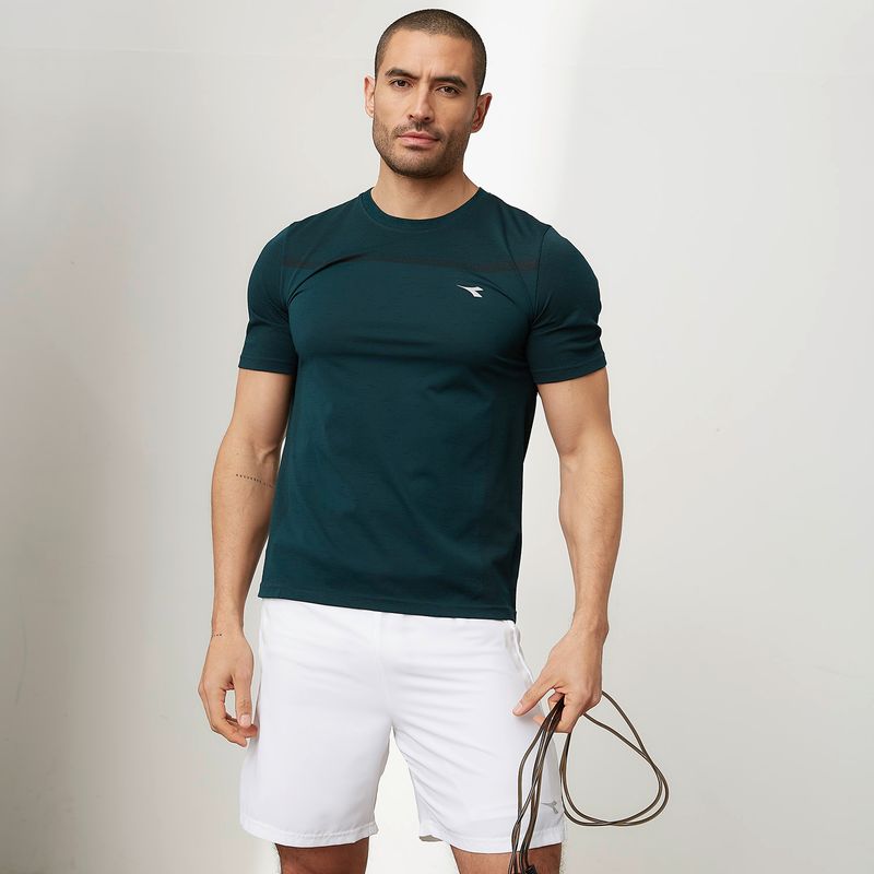 DIADORA - Polera Deportiva Manga Corta Hombre Diadora
