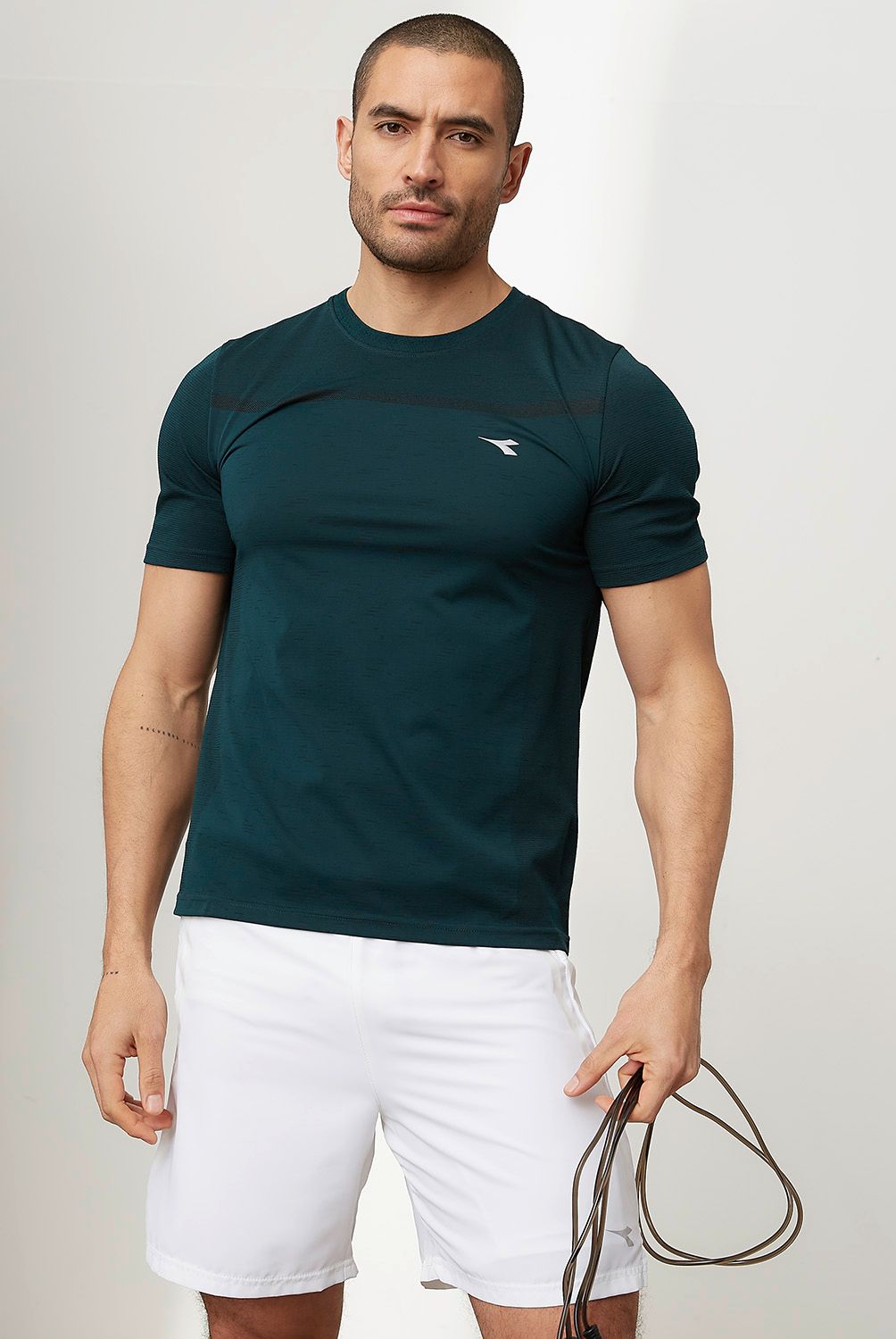 DIADORA - Polera Deportiva Manga Corta Hombre Diadora