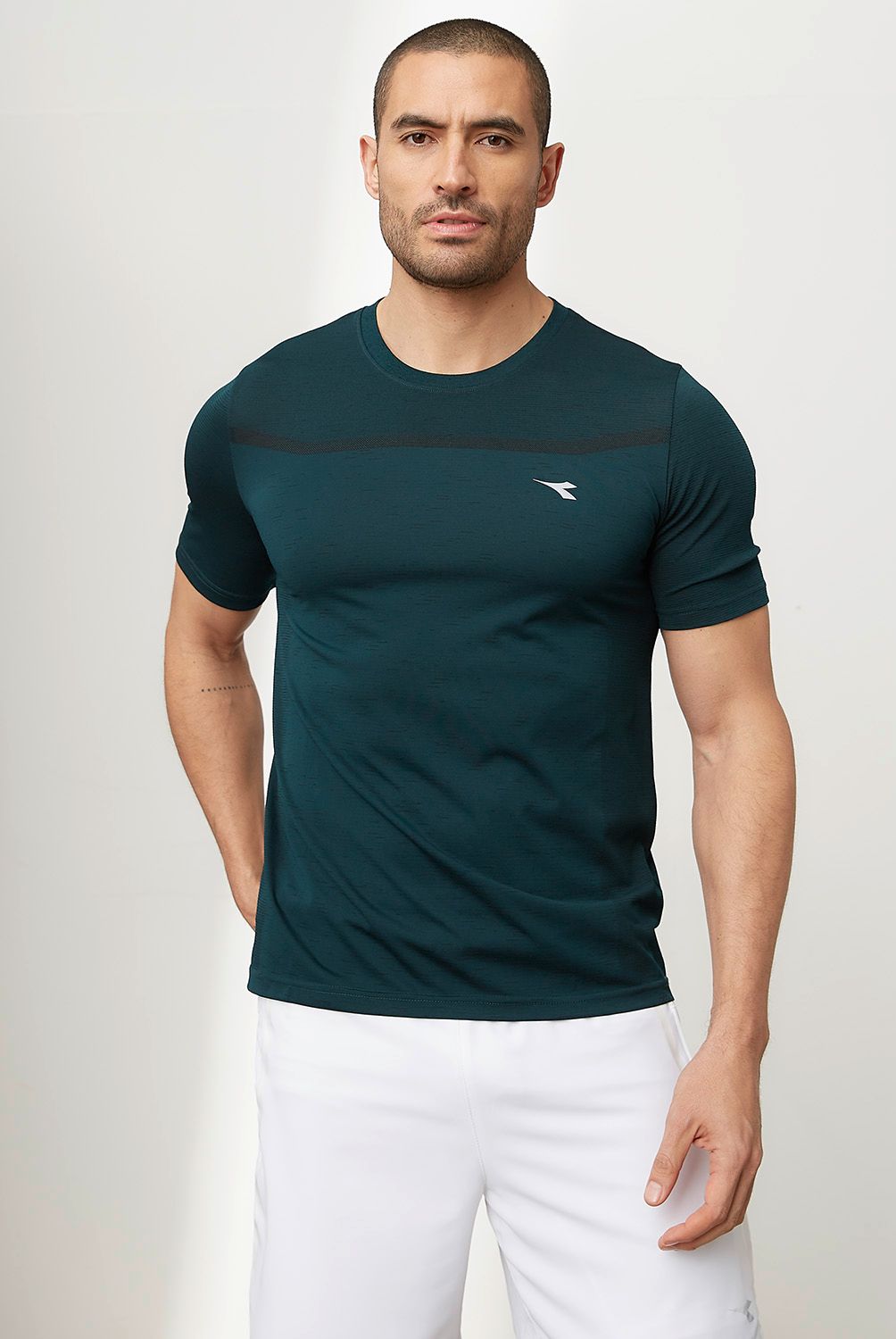 DIADORA - Polera Deportiva Manga Corta Hombre Diadora