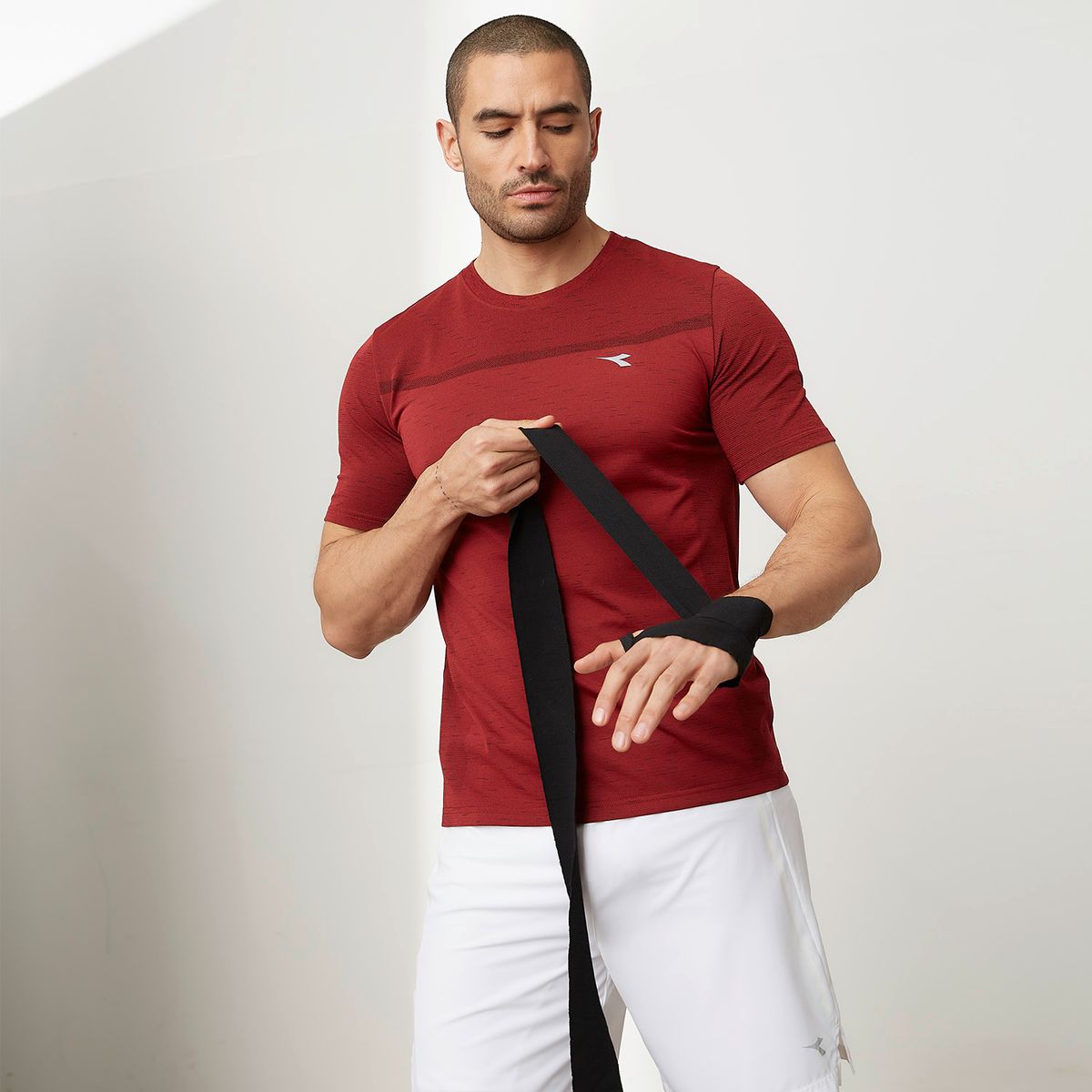 DIADORA - Polera Deportiva Manga Corta Hombre Diadora