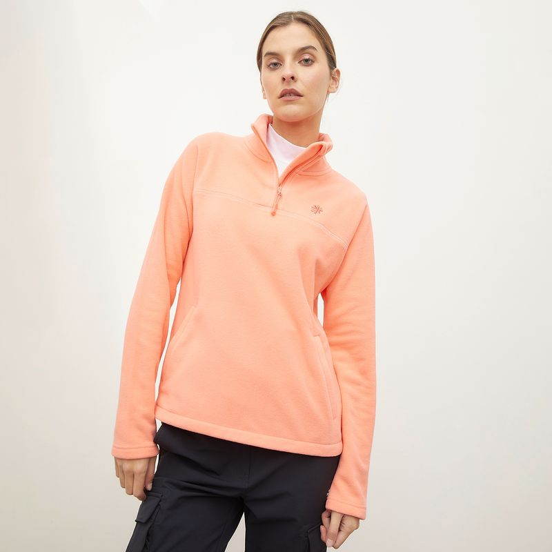 MOUNTAIN GEAR - Polar Mountain Gear Deportiva Mujer Manga Larga Con Cremallera