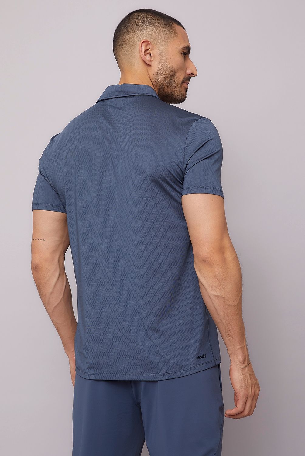 DIADORA - Polera Polo Deportiva Manga Corta Hombre Diadora