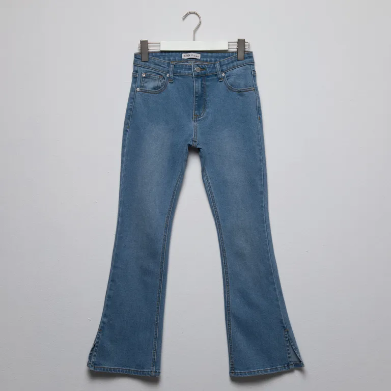 Jeans Flare de Algodón Niña