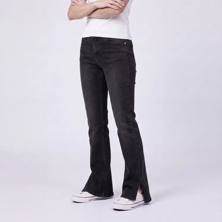 Jeans Flare de Algodón Niña