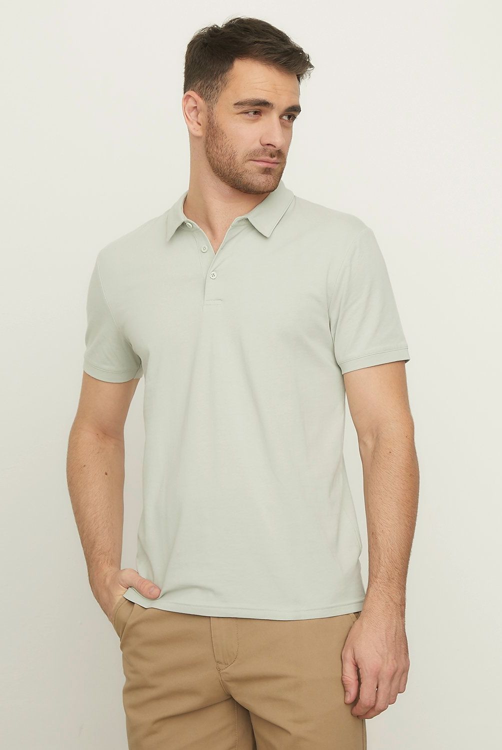 NEWPORT - Polera Polo Manga Corta Regular Fit Hombre Newport