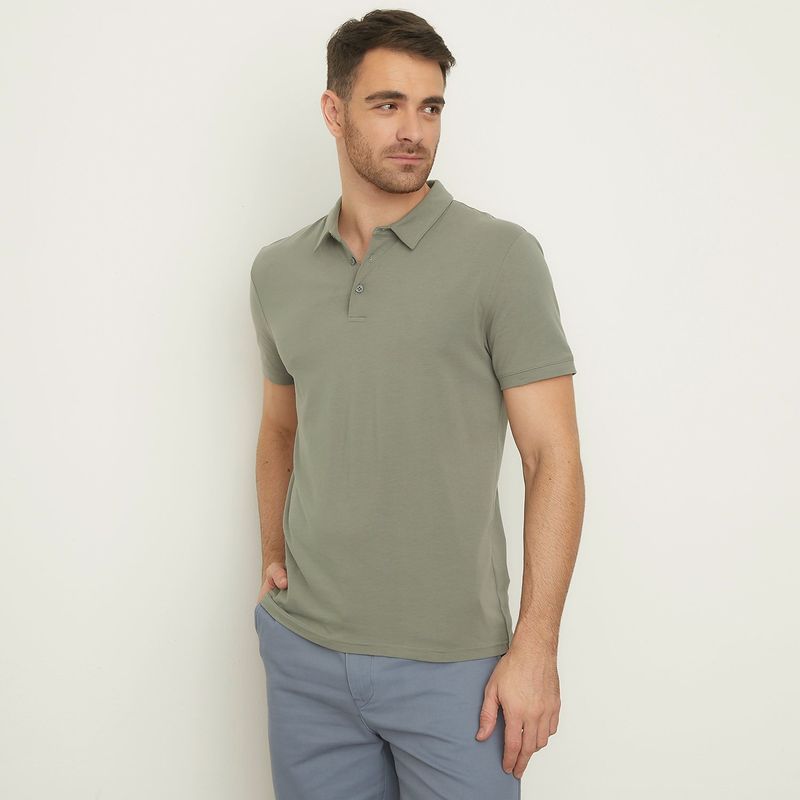 NEWPORT - Polera Polo Manga Corta Regular Fit Hombre Newport