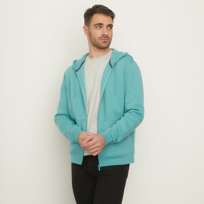 NEWPORT - Polerón Con Cierre Regular Fit Hombre Newport