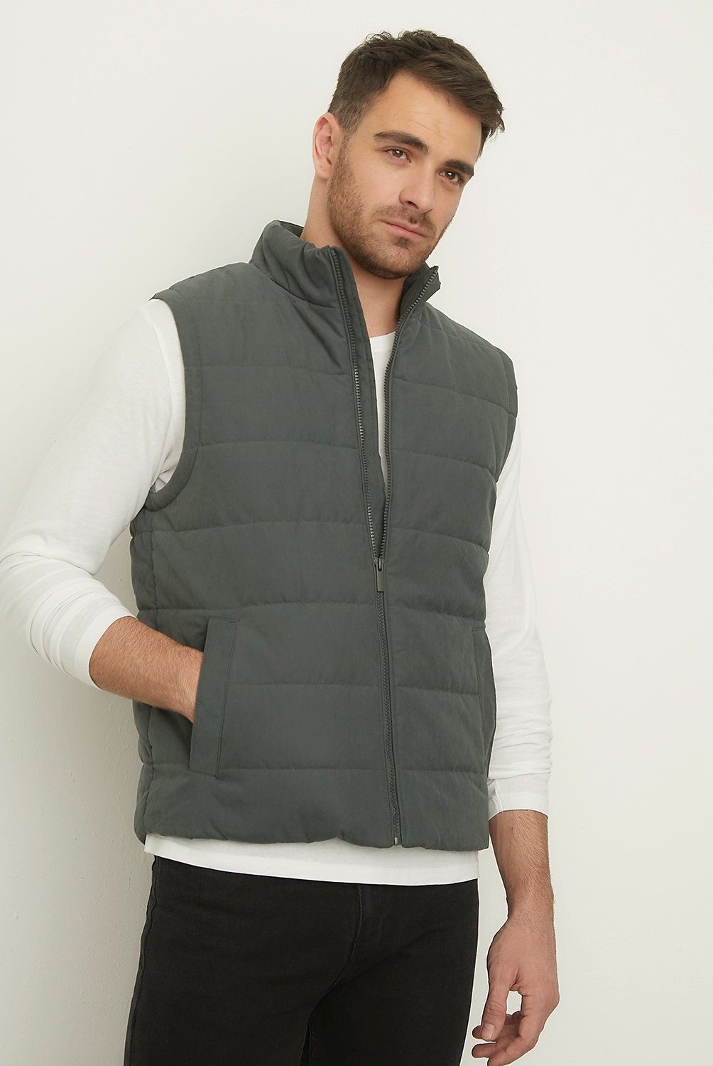 NEWPORT - Chaqueta Sin Mangas Casual Regular Fit Hombre Newport