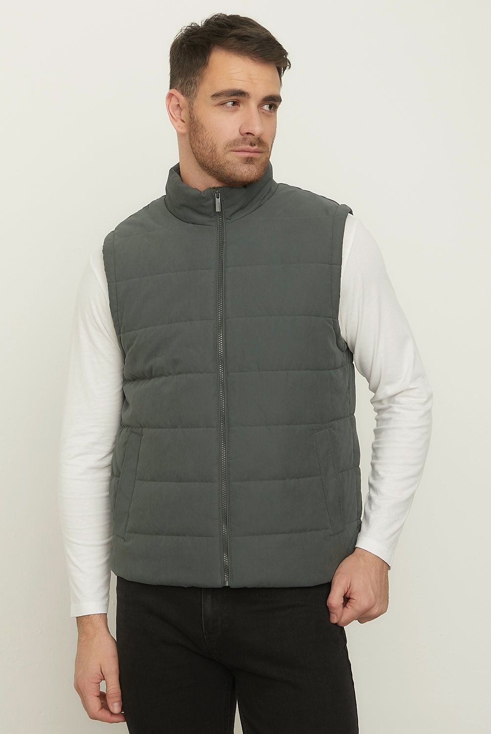 NEWPORT - Chaqueta Sin Mangas Casual Regular Fit Hombre Newport