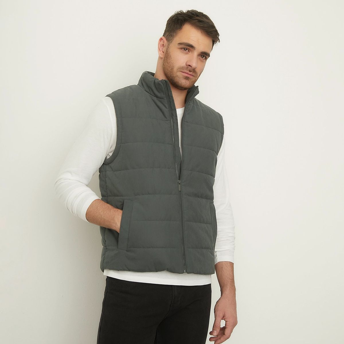 NEWPORT - Chaqueta Sin Mangas Casual Regular Fit Hombre Newport