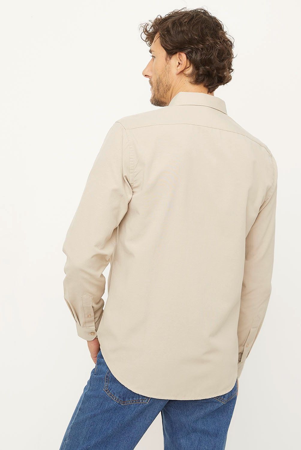 NEWPORT - Camisa Manga Larga Casual Hombre Newport