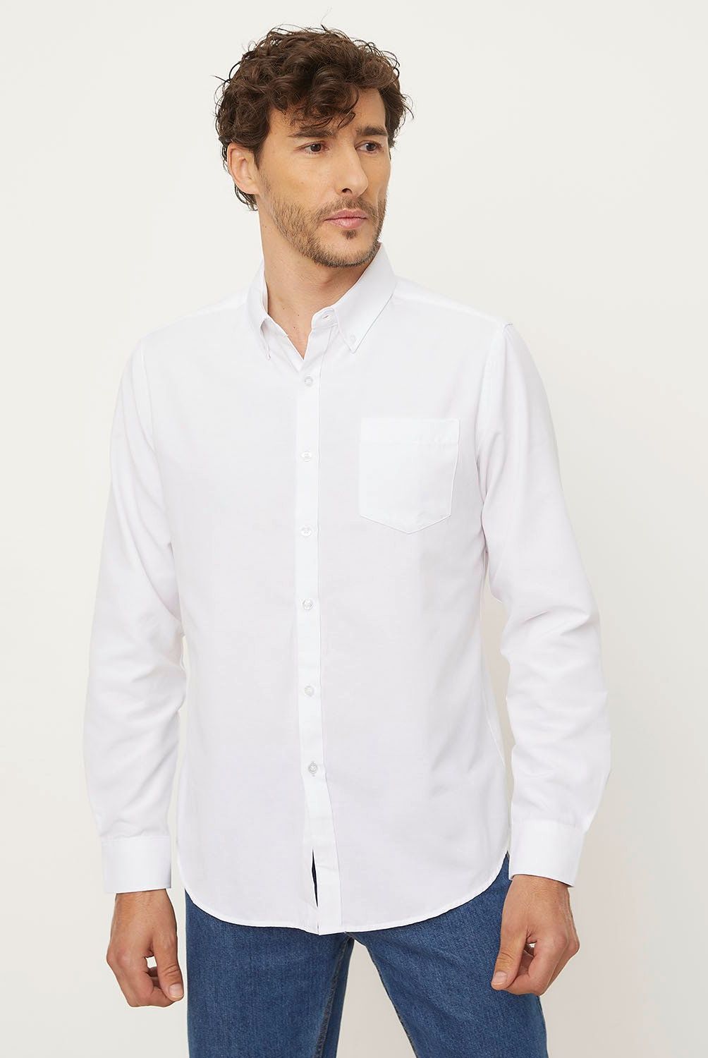 NEWPORT - Camisa Manga Larga Casual Hombre Newport