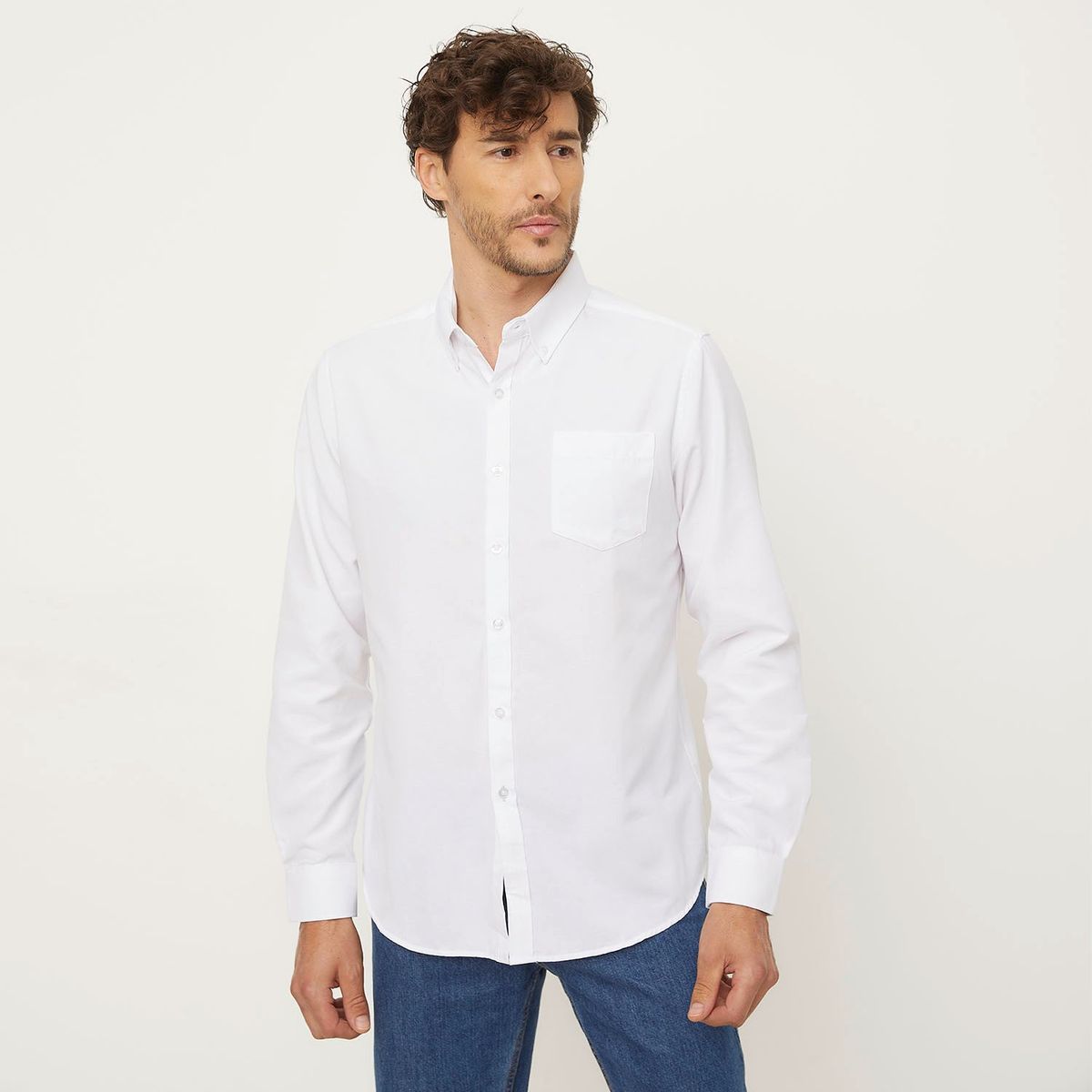 NEWPORT - Camisa Manga Larga Casual Hombre Newport