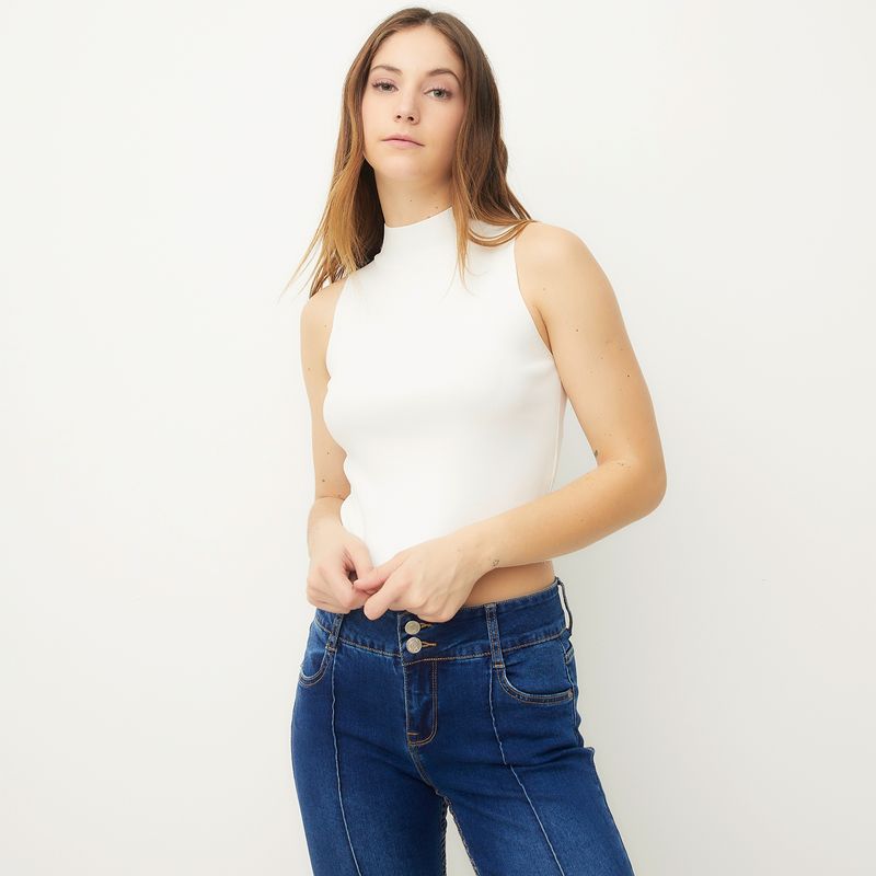 SYBILLA - Polera Casual Mujer Poliéster