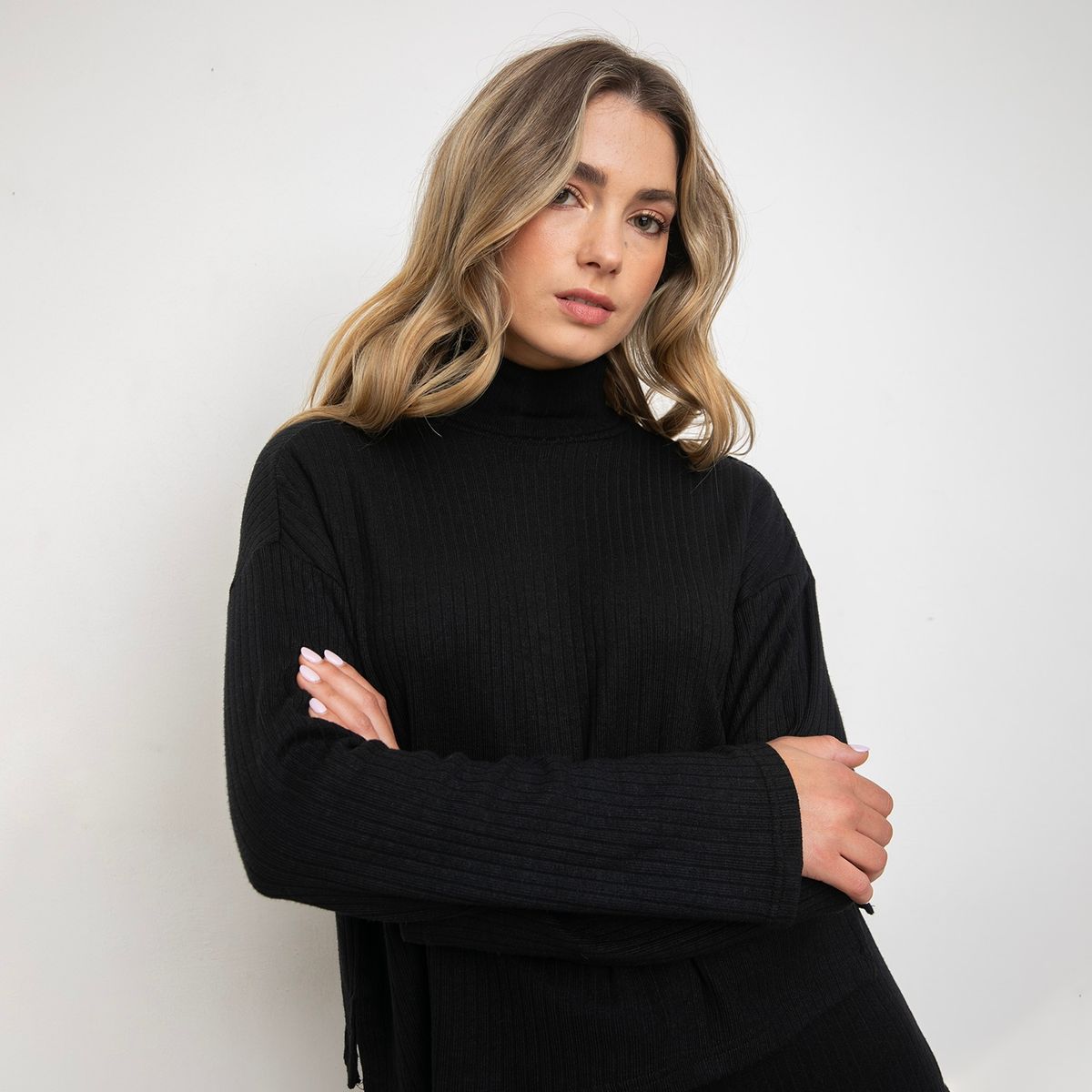 SYBILLA - Polera Manga Larga Mujer Sybilla