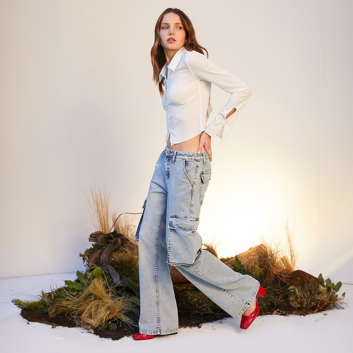 SYBILLA - Blusa Manga Larga Mujer Sybilla