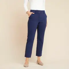 S COCCI - Pantalón Slim Tiro Alto Mujer
