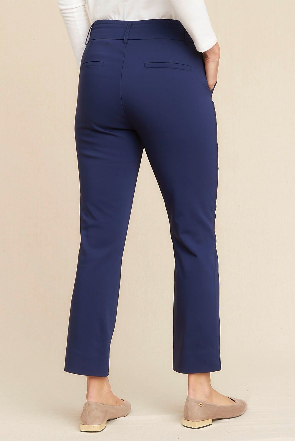 S COCCI - Pantalón S.cocci Slim Tiro Alto Mujer Casual Algodón