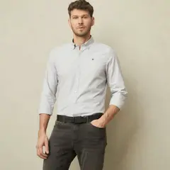 WOLF&HANK - Camisa Manga Larga Algodón Slim Fit Hombre