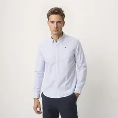 WOLF&HANK - Camisa Manga Larga Algodón Slim Fit Hombre
