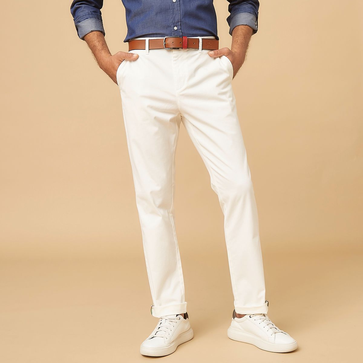 CASCAIS - Pantalón Chino Cascais Slim Fit Algodón Hombre