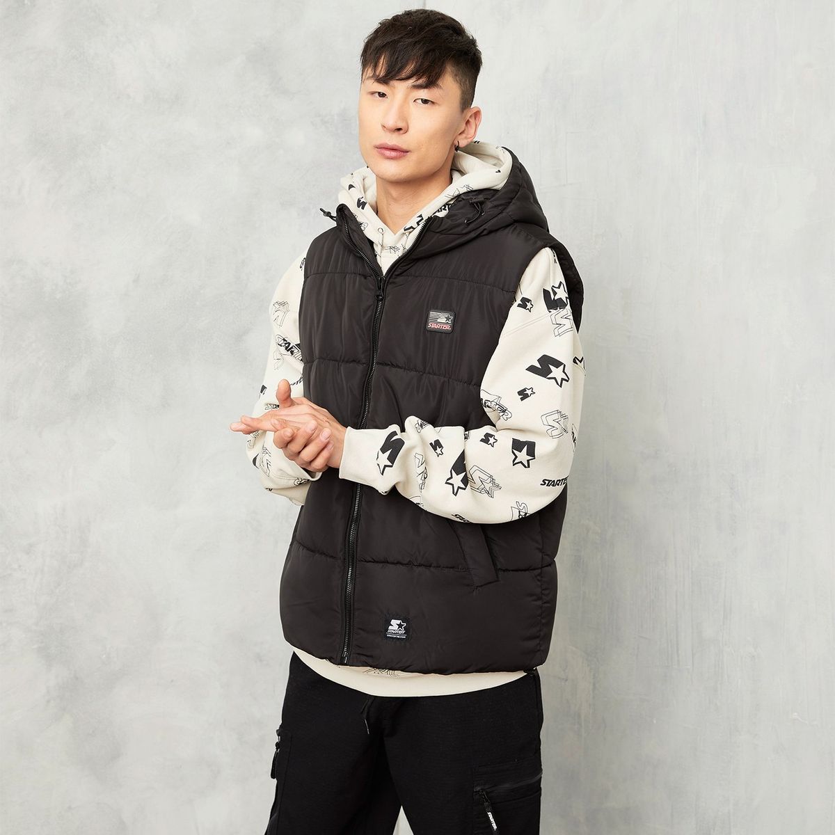 STARTER - Parka Sin Mangas Casual Hombre Starter