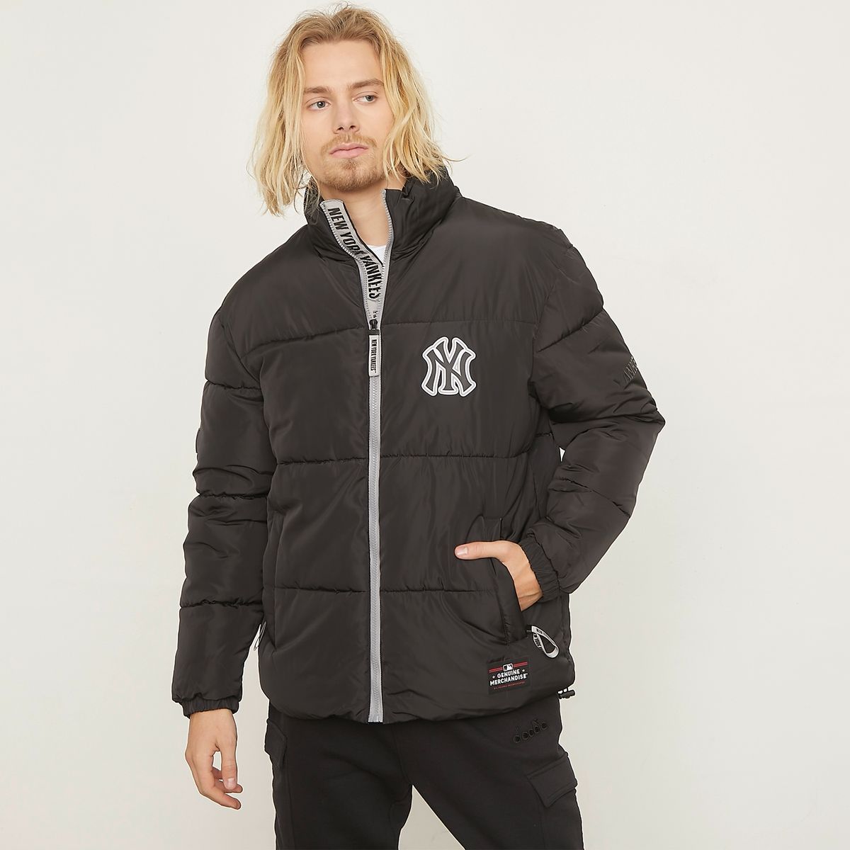MLB - Parka Puffa Casual Hombre Mlb