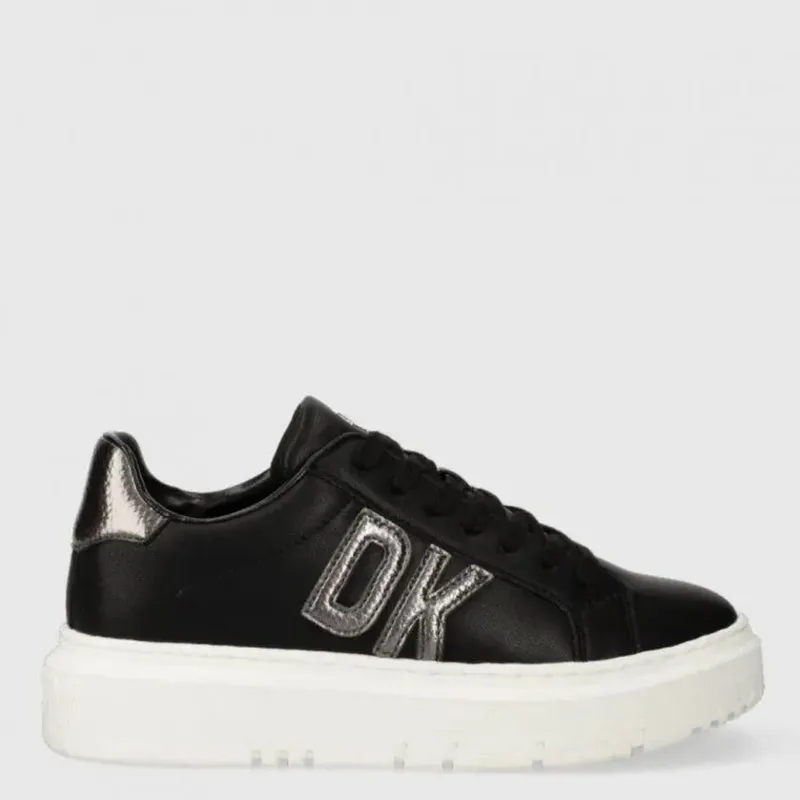 DKNY - Zapatilla Urbana Mujer Cuero Negro DKNY