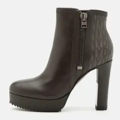 DKNY - Botín Mujer Cuero Café