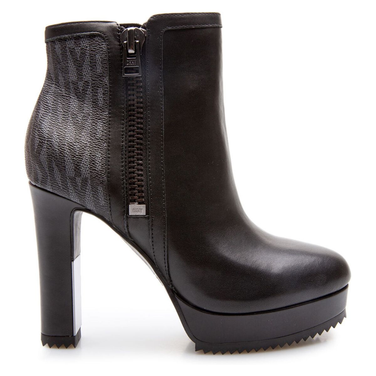 DKNY - Botín Mujer Cuero Negro DKNY