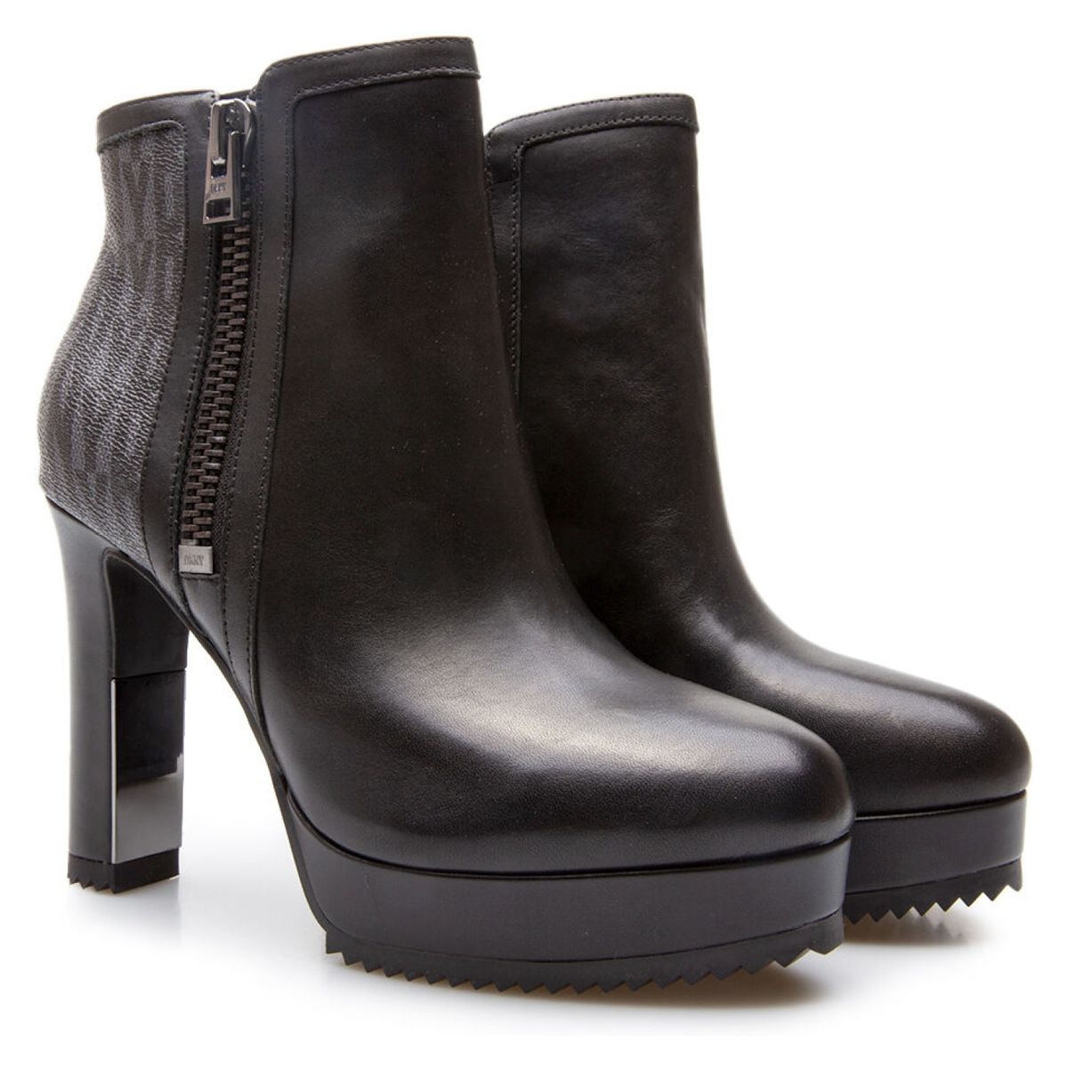 DKNY - Botín Mujer Cuero Negro DKNY